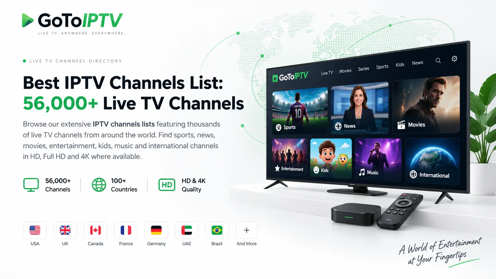 iPTV Channels List