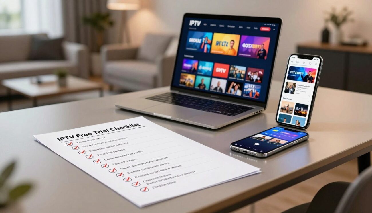 iptv free trial checklist