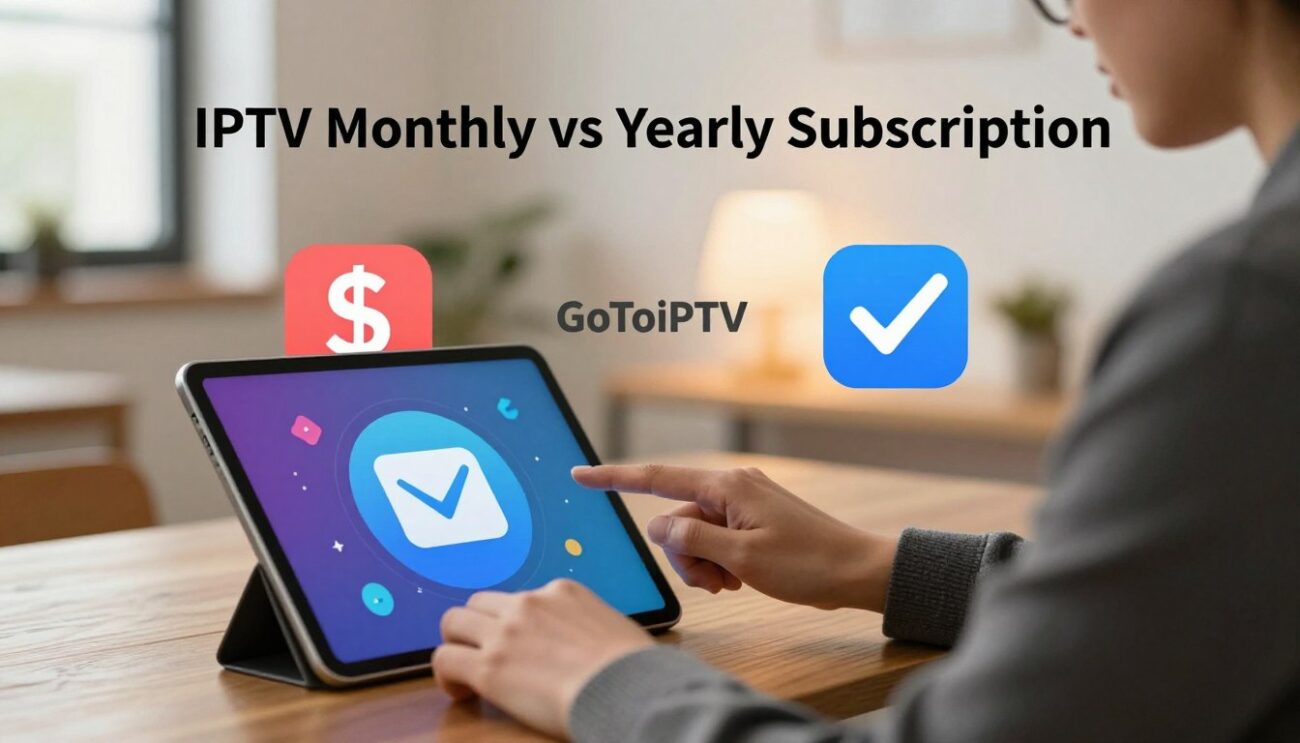 iptv monthly vs yearly subscription