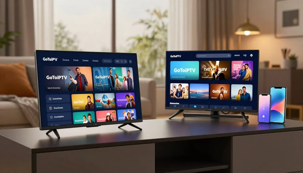 IPTV subscription Canada on a Smart TV, a second screen and a phone