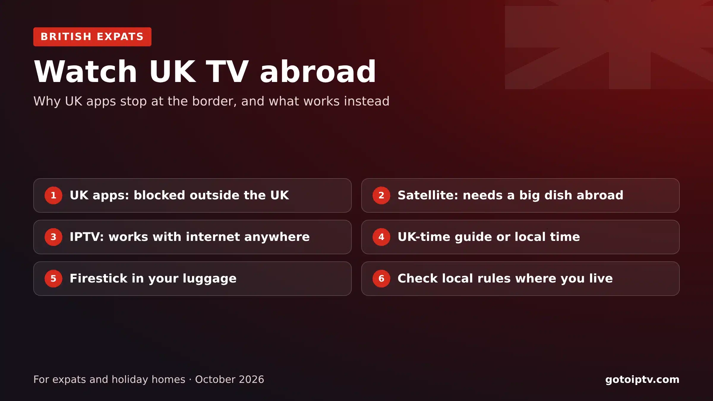 How to watch UK TV abroad as a British expat